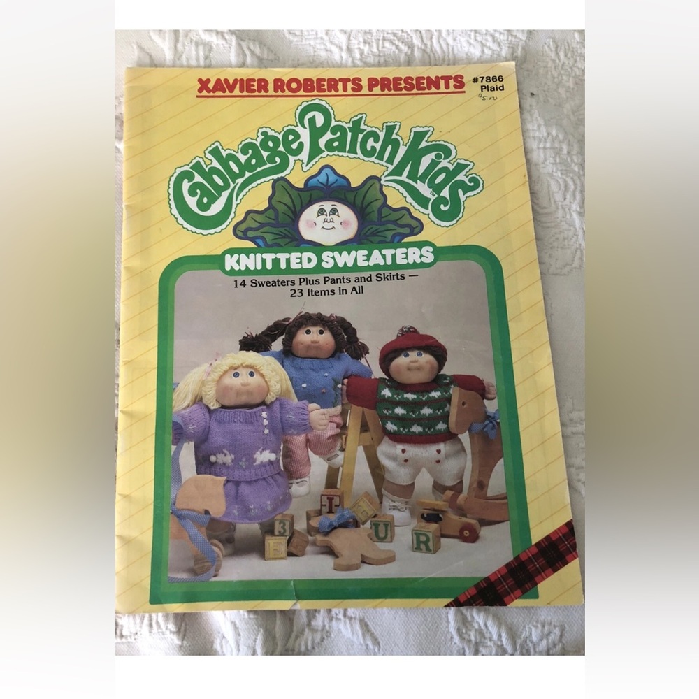 Cabbage Patch Kids Knitted Sweaters Pattern Book